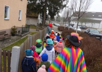 Unterwegs an Fasching